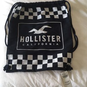 Hollister drawstring bag